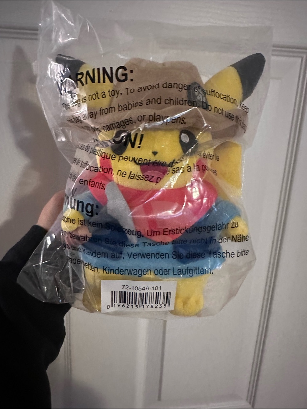 Brand new still in bag Excavator Pikachu Plush from Field Museum